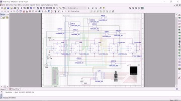 Final Design Project | MultiSim Transition Table + 7-Segment Display
