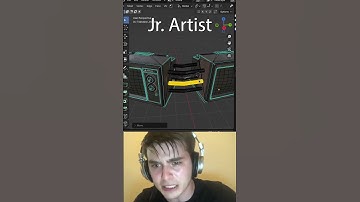 Jr vs Sr Artist:  Making Cables #blendertutorial #blender #blendercommunity #blender3d #b3d