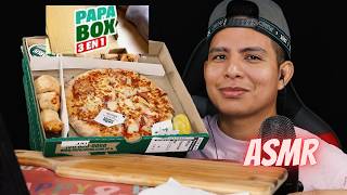 CALIFICANDO PAPA BOX DE PAPA JHONS - MUKBANG ASMR
