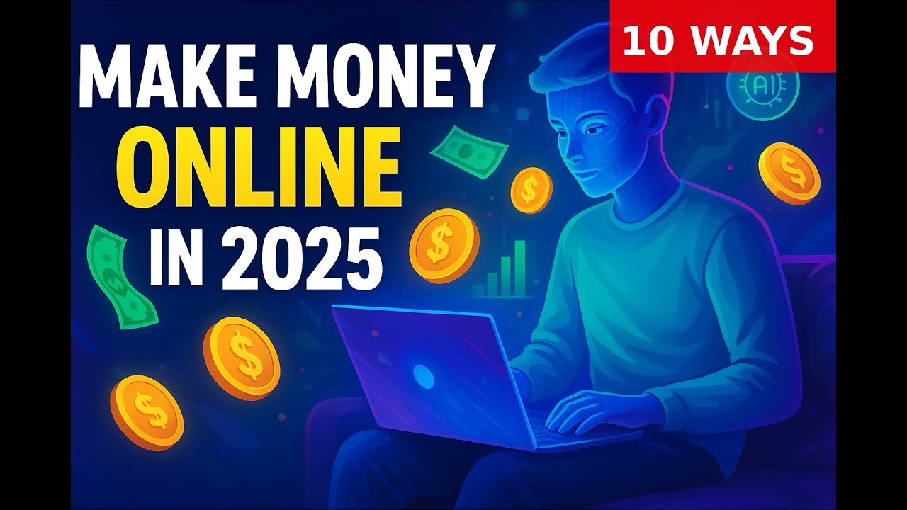 Top 10 Ways to Make Money Online in 2025 (Beginner Friendly) - YouTube