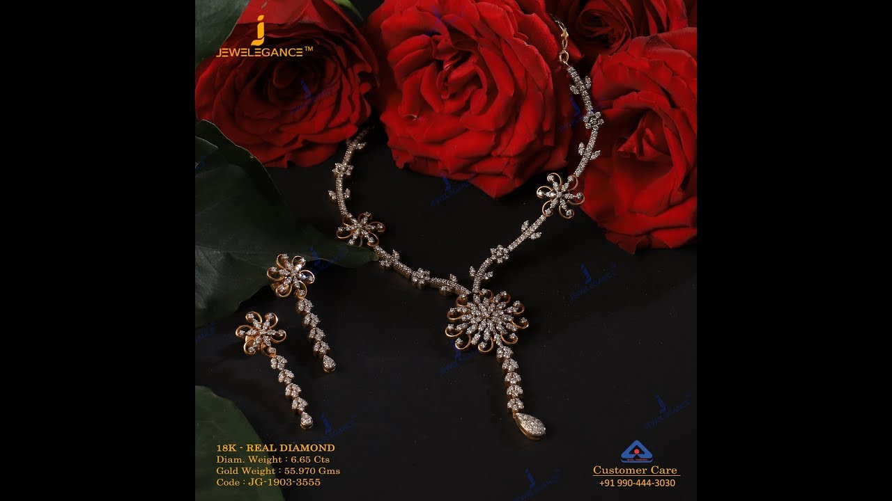 Real Diamond Jewellery Collection by myjewelegance - YouTube