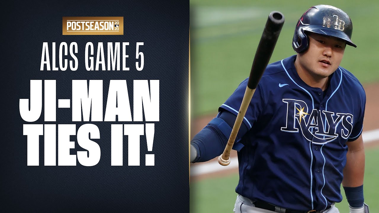 Rays' Ji-Man Choi SMASHES home run, unleashes epic bat flip to tie ALCS  Game 5! 