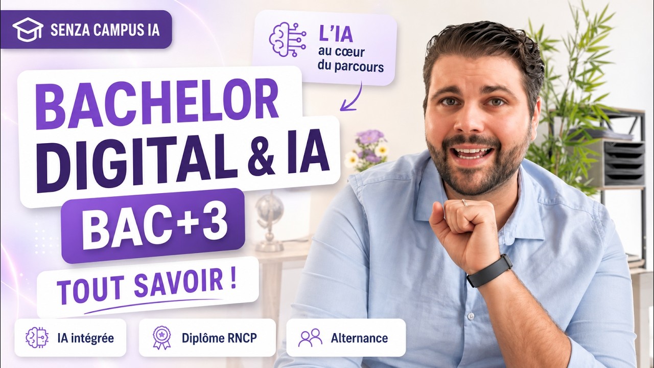 Bachelor Digital & IA : tout savoir sur cette formation Bac+3 innovante