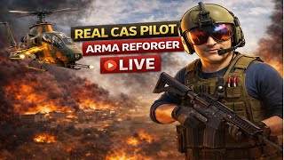 IRL Combat PILOT LIVE | ARMA Reforger | NATO Gunship PvP EP1