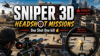 Sniper 3D Shooting Game - HEADSH🎯TS ONLY - Android iOS OFFLINE Gameplay  screenshot 3