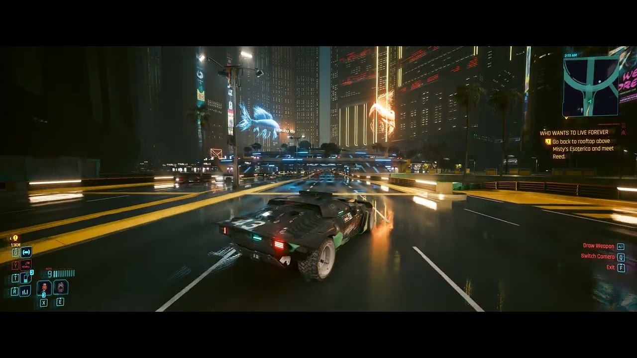 RSC of Cyberpunk 2077 at 3840x1600  testing some tweaks to vanilla game | 