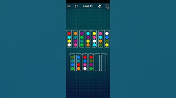 Ball Sort Puzzle level 91