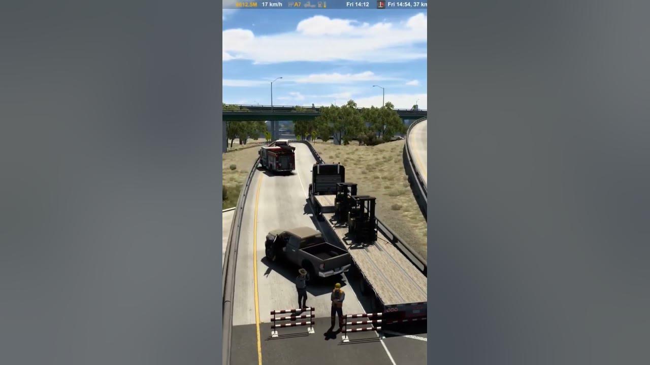 ATS major crash on exit ramp #ats #shorts #rtx4080