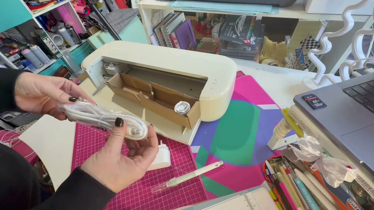 My most Chaotic Video! Getting and using a NEW CRICUT EXPLORE 5 Machine, is it any good??