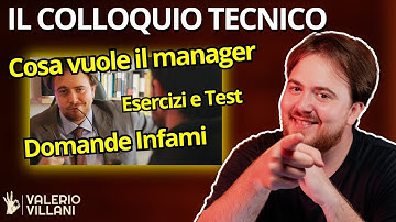 Colloquio Tecnico: Le uniche 3 domande più infami che riceverai sempre e come rispondere