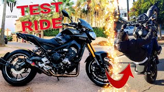 TEST RIDE MT09 موطور كيكابري غير بوحدو