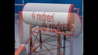 REDREN 100-500 Ltr FPC Solar Water Heater