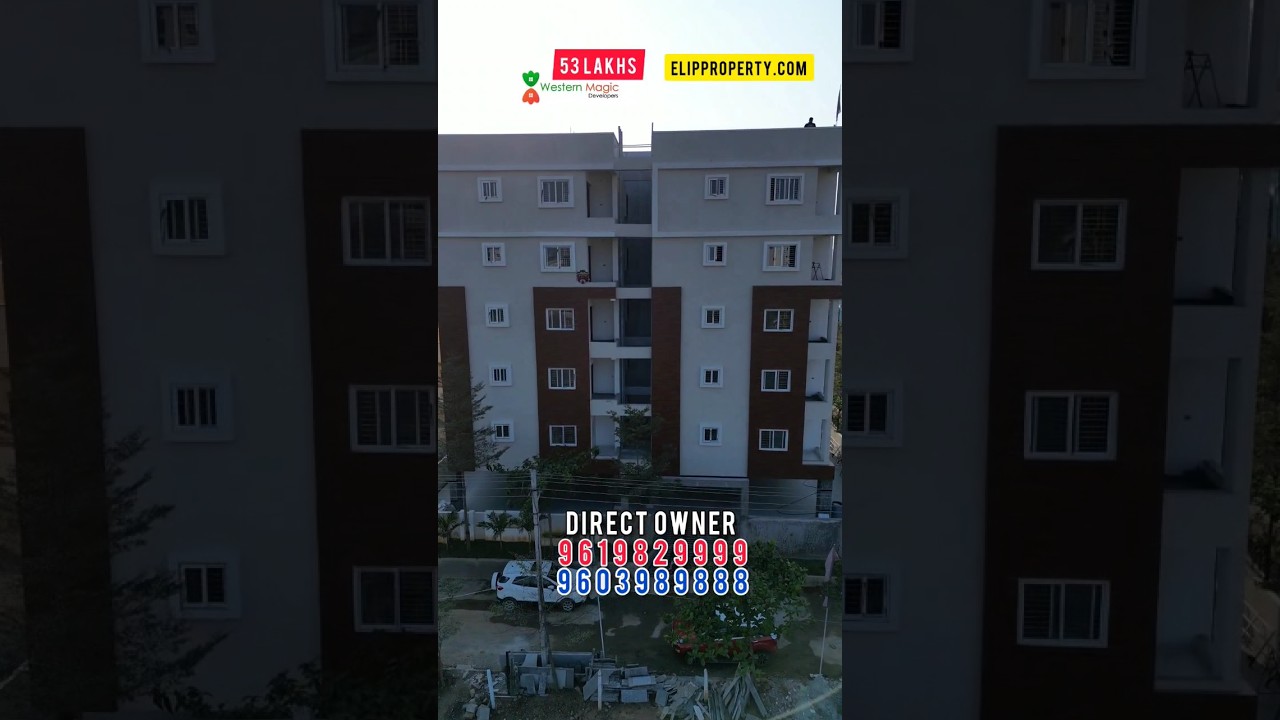 DIRECT OWNER 53 LAKHS FLAT FOR SALE HYDERABAD ELIP PROPERTY 