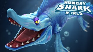 MOSASAURUS EATS ALL!!! - Hungry Shark World | Ep 68 HD