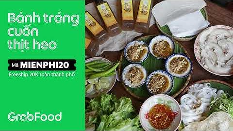 [Đà Nẵng] Bánh Tráng Cuốn Thịt Heo