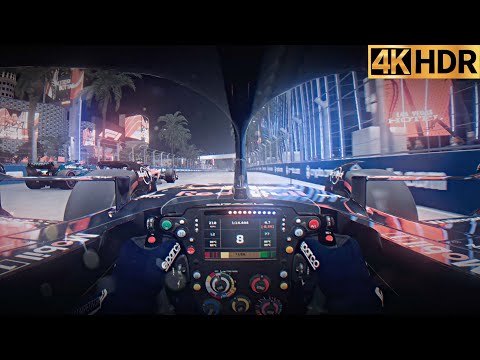 F1® 23 Las Vegas Ultra Realistic Max Verstappen POV! RTX 4090 Max Settings Ray Tracing Gameplay!