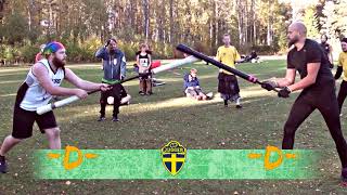 Spars duels tournament at the 1st Swedish Masters in Jugger, 2018
Spars duels tournament (#Pompfenmeistershaft) at the 1st Swedish Masters in #Jugger, Största Älgen SM, 2018, semifinals to finals. Each spars category first duelled it out under the week-end, and the winner in each category met after the tournament for mixed semifinals, small final and final.
Also featuring a sword and center-grip shield!
Since Corona stopped our trainings outside, we can at least enjoy some online videos ...
I edited the original for the Swedish Jugegr Project, to be found at: https://www.youtube.com/watch?v=johxDTv59E8
Takes: Peter Sanzén
Music: Canis Lupus Spars duels tournament at the 1st Swedish Masters in Jugger, 2018