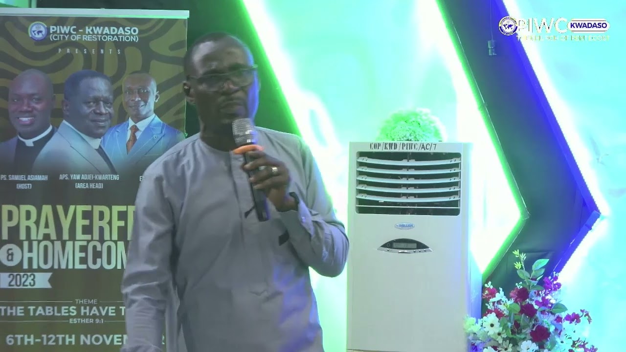 An inspiring word from Eld. Brain Douglas - PIWC KWadaso Presiding Elder