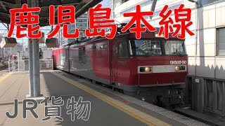 鹿児島本線コンテナ貨物列車／EH500、EF81、ED76