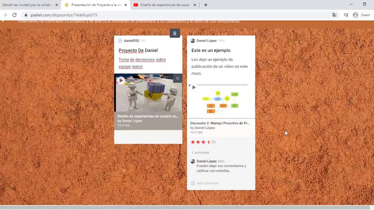 Instrucciones para Presentación de Proyecto Final en Padlet - YouTube