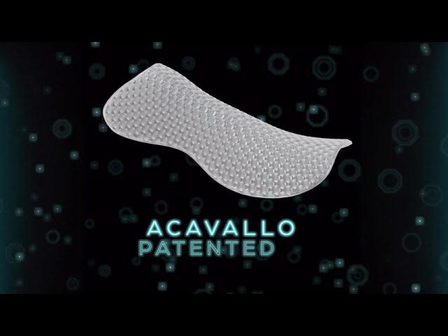 Acavallo Respira Air-Release Gel Pad - Sort | Køb Her