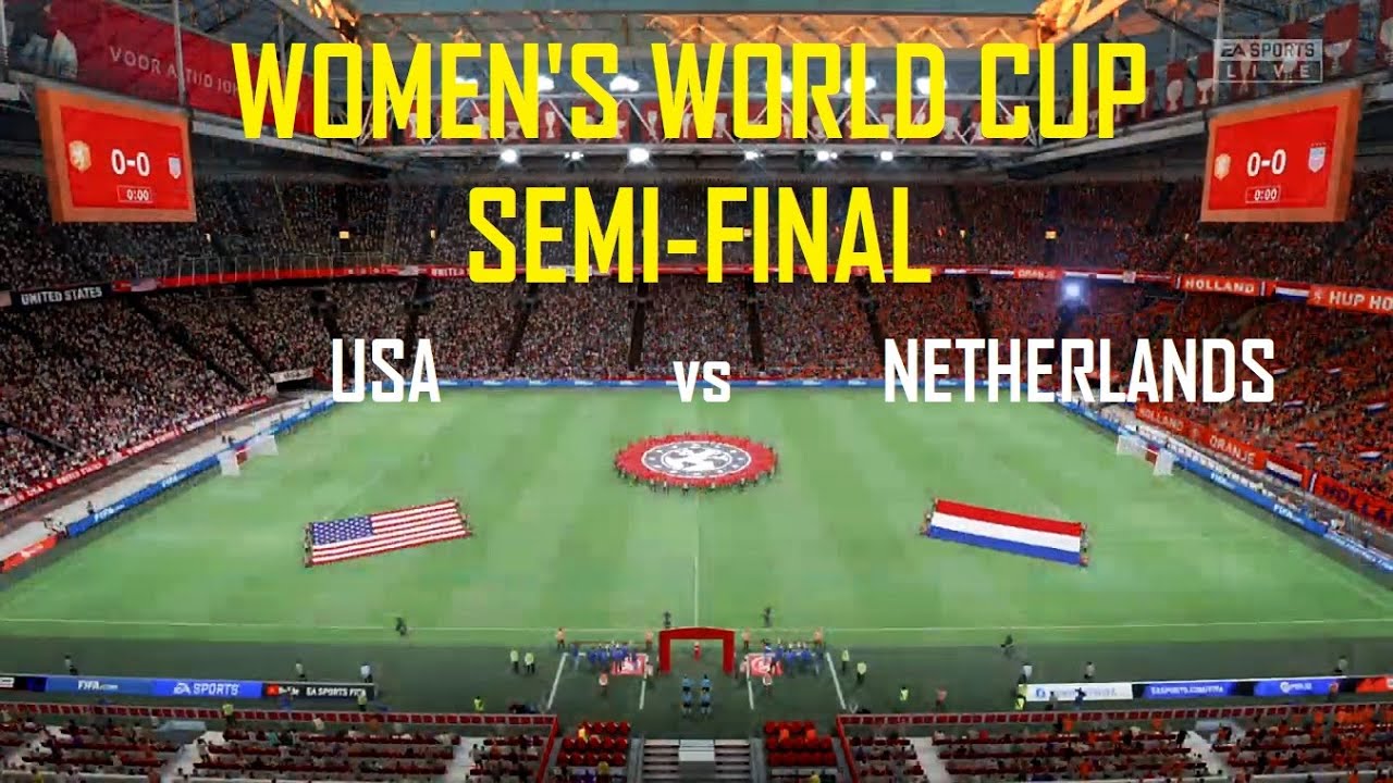 USA vs NETHERLANDS Women's world cup Group Stage full match and highlights gameplay YouTube