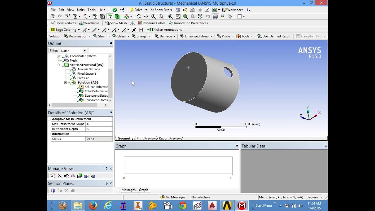 Ansys Workbench Static Structural in Hindi YouTube