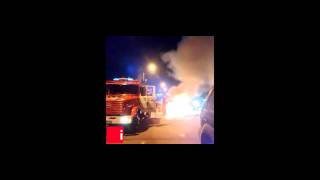 загорелась машина в Улан Удэ
