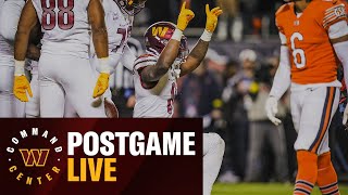 Famous Command Center | Post Game LIVE: Commanders at Bears, Week 6 | Washington Commanders | NFL Net Worth