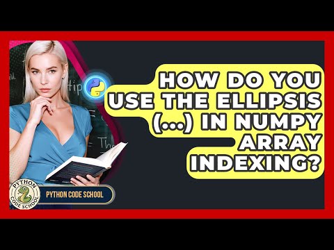 How Do You Use The Ellipsis (...) In NumPy Array Indexing? - Python Code School
