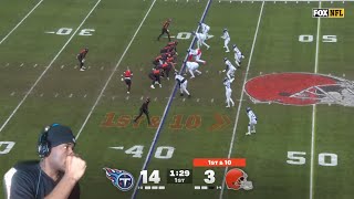 REACTING TO Tennessee Titans vs. Cleveland Browns Game Highlights