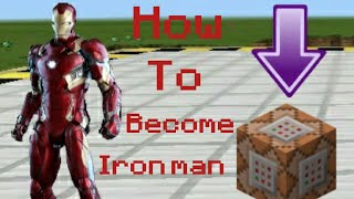 MCPE HOW TO MAKE IRON MAN WEAPON OR BECOME IRON MAN