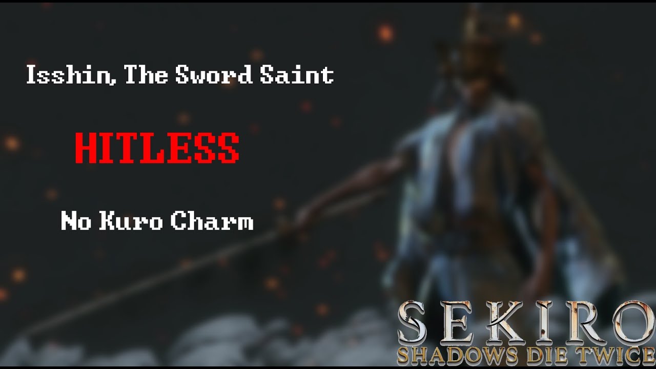 Isshin, The Sword Saint Hitless No Kuro Charm Sekiro Shadows Die