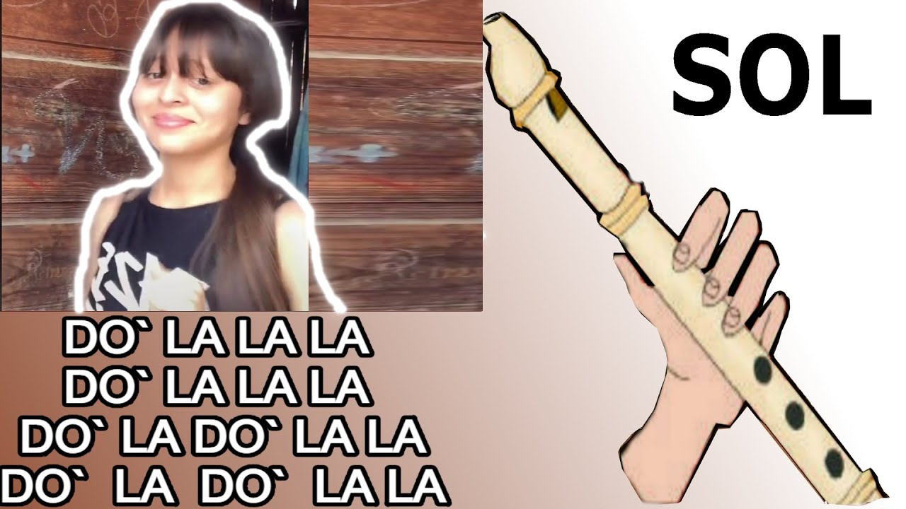 ( Tiktok ) pasito aqui se bom en flauta dulce fácil, easy flute