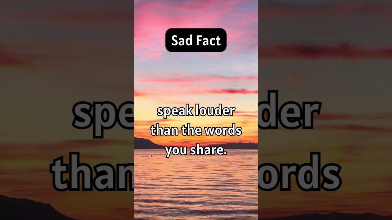 Sometimes, the tears you cry in silence... 