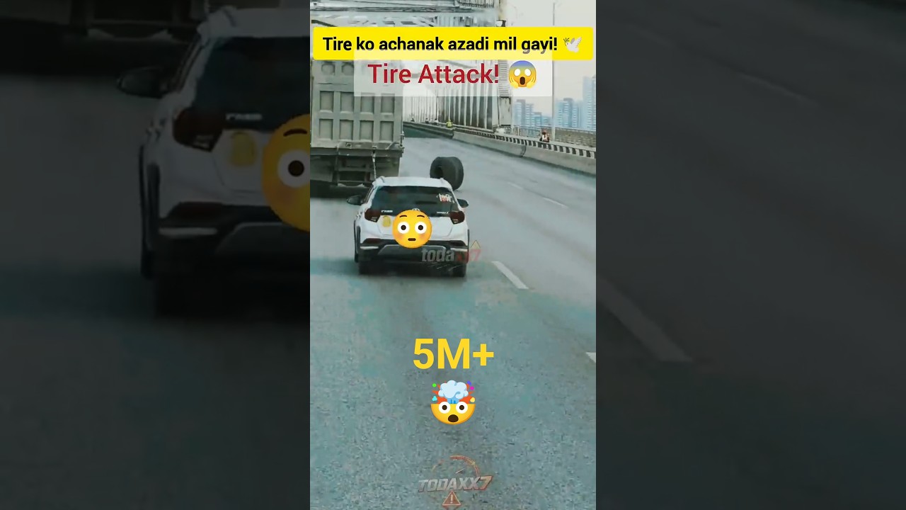 Loose Truck Wheels on Highway! 🚛🛑 #HighwaySafety #Trucks #Shorts