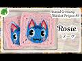 【#9ブーケ】 どうぶつの森ブランケットへの道　Road to 100! Animal Crossing Blanket Project #9: Rosie Motif