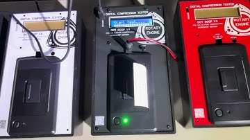 Mazda rotary engine compression tester with printer rx8 rx7 12a 13b rotary