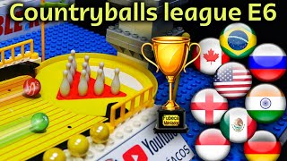 Defying Gravity: Marble Bowling Tournament CountryBalls League 6th stage Bowling screenshot 2