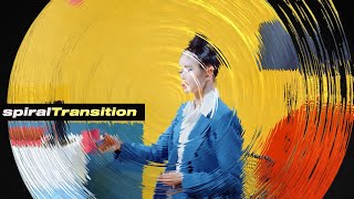 Spiral transition After Effects tutorial