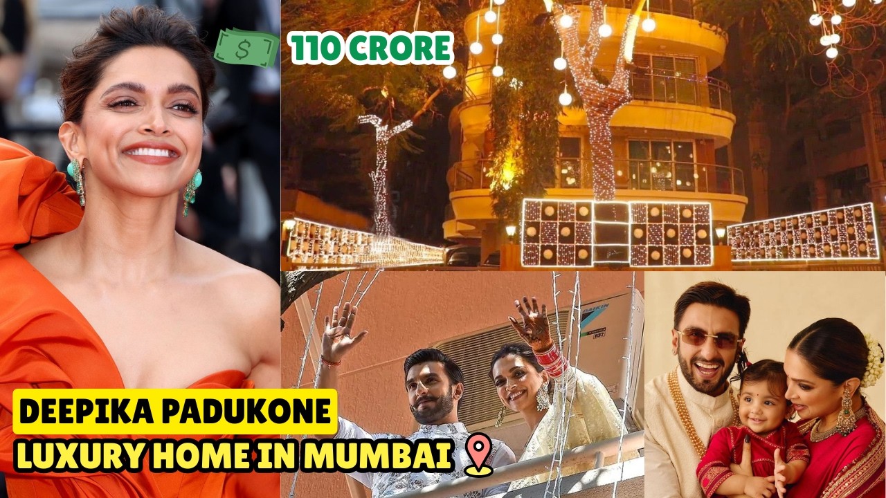 Inside Deepika Padukone’s ₹110 Crore Luxury Home #viral #luxurylifestyle #deepikapadukone #rich