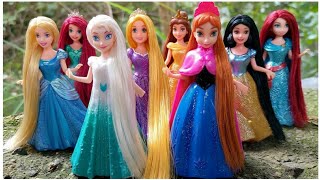 Cute Miniatures Disney Princess Frozen ELSA &amp; Annall! elsa satisfying unboxing