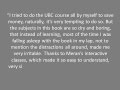 UBC Real Estate Class Student Feedback | Real Estate Tutoring