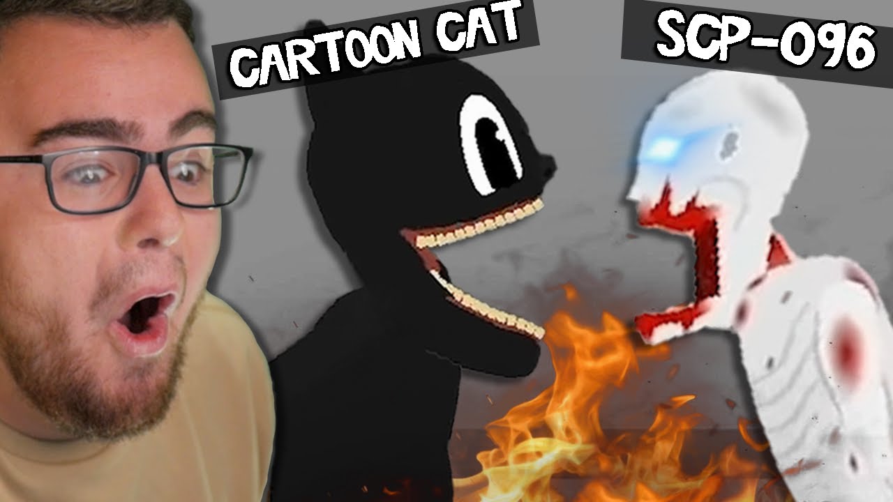 The SCP-096 vs CARTOON CAT the FIGHT!!! - YouTube