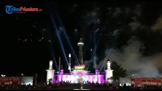 VIDEO Kembang Api Hiasi Malam Pembukaan MTQ XIX Kabupaten Rohul 2019