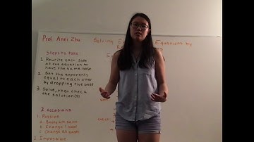 Solving Exponential Equations by Rewriting the Base