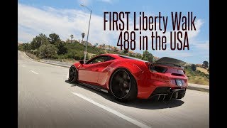 The first Liberty Walk Ferrari 488GTB in the US!