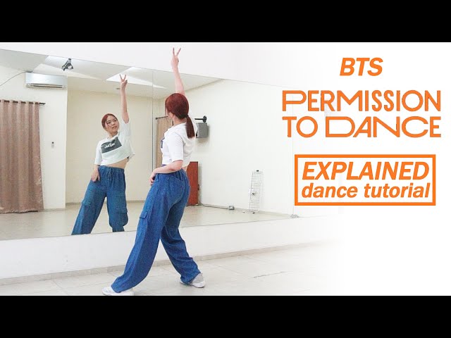 BTS (방탄소년단) 'Permission to Dance' Dance Tutorial | Mirrored + Explained class=