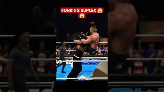 OMG🥵🥵 JEFF HARDY HARDLY POWERBOMB TO BROCK LESNAR ON ANNOUNCE TABLE 🥵🥵🥵🔥 #brocklesnar #shorts
