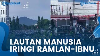Ribuan Pendukung Iringi Ramlan Nurmatiasibnu Asis Daftar Ke Kpu Bukittinggi